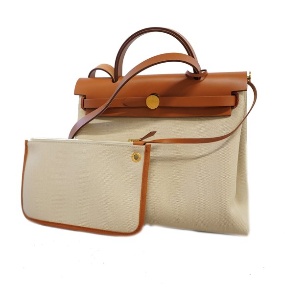 Hermes Bags Auth Hermes Her Bag 2way Bag Yale Bag Zip Pm Y Carved